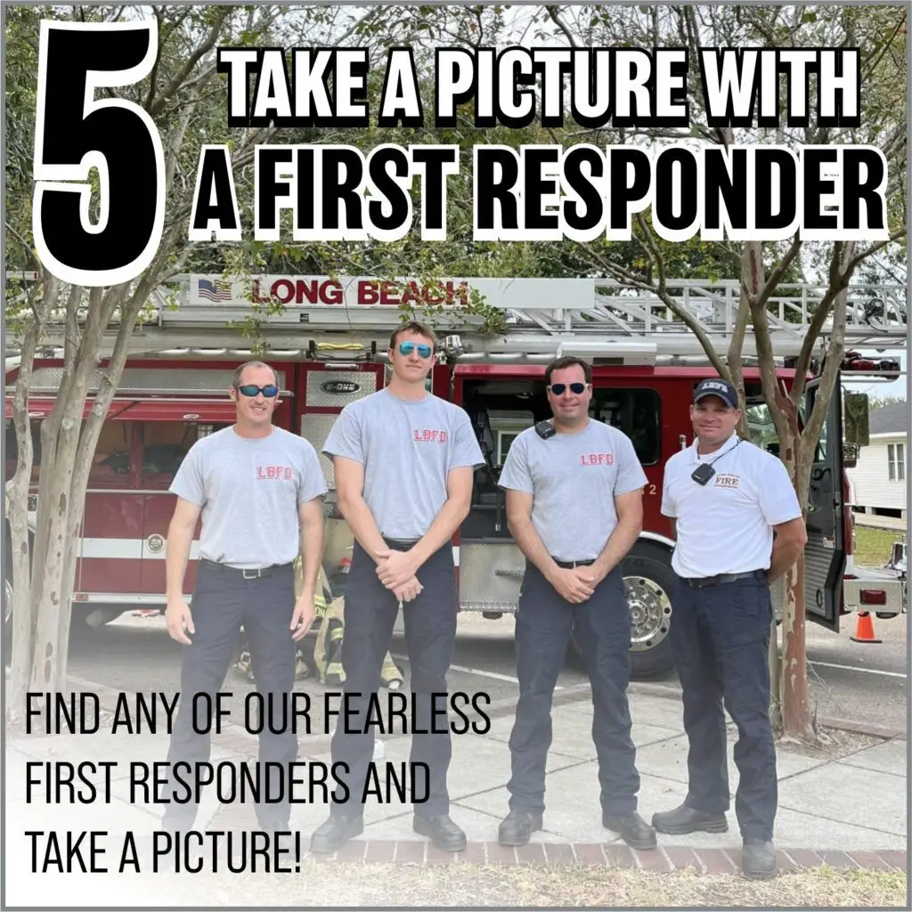 scavenger, long beach scavenger hunt first responder